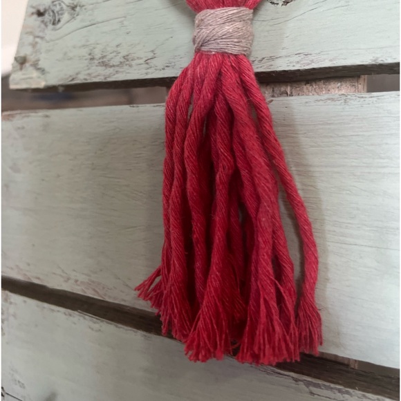 Christmas Tree Ornament // Hand Made Macrame - Picture 2 of 3